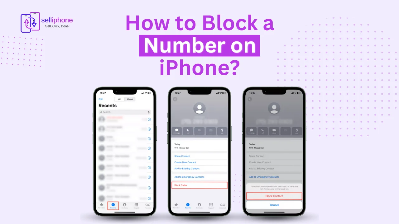 how to block a number on iphone
